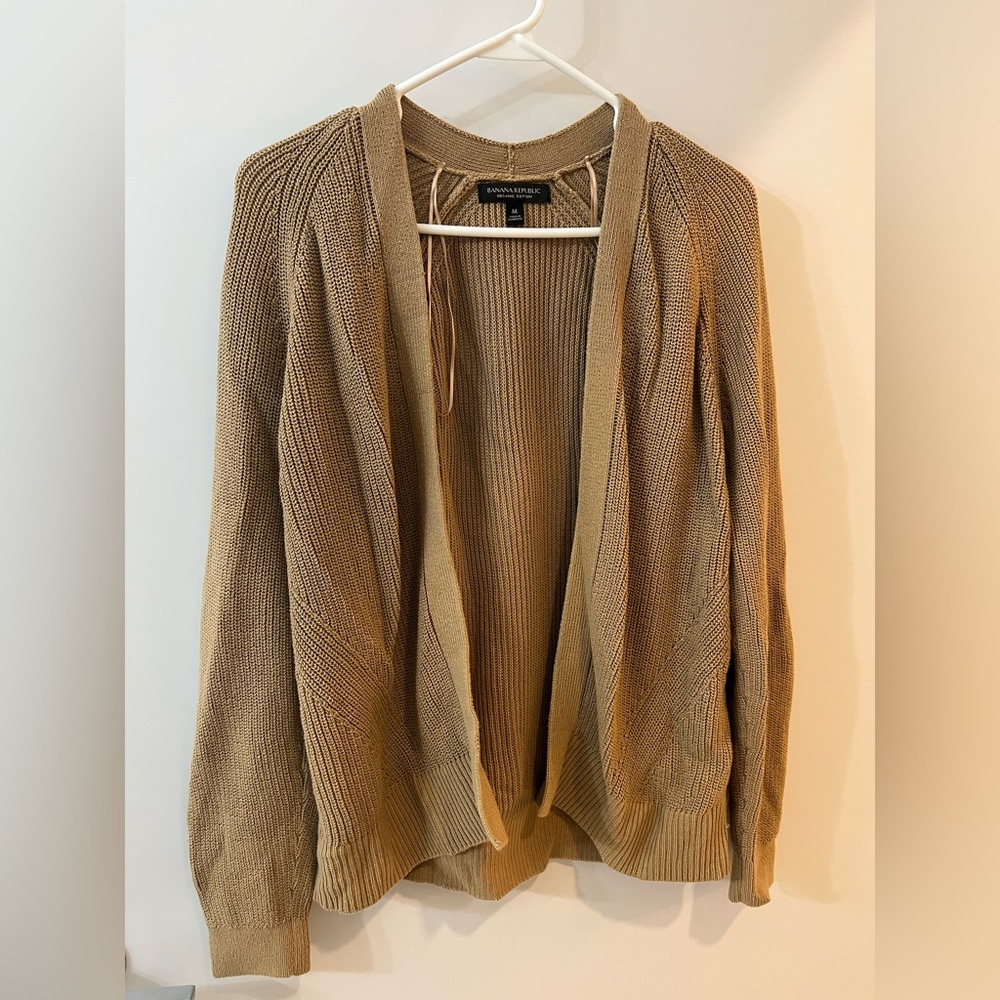 Cozy Cardigan (Caramel Color) - Banana Republic